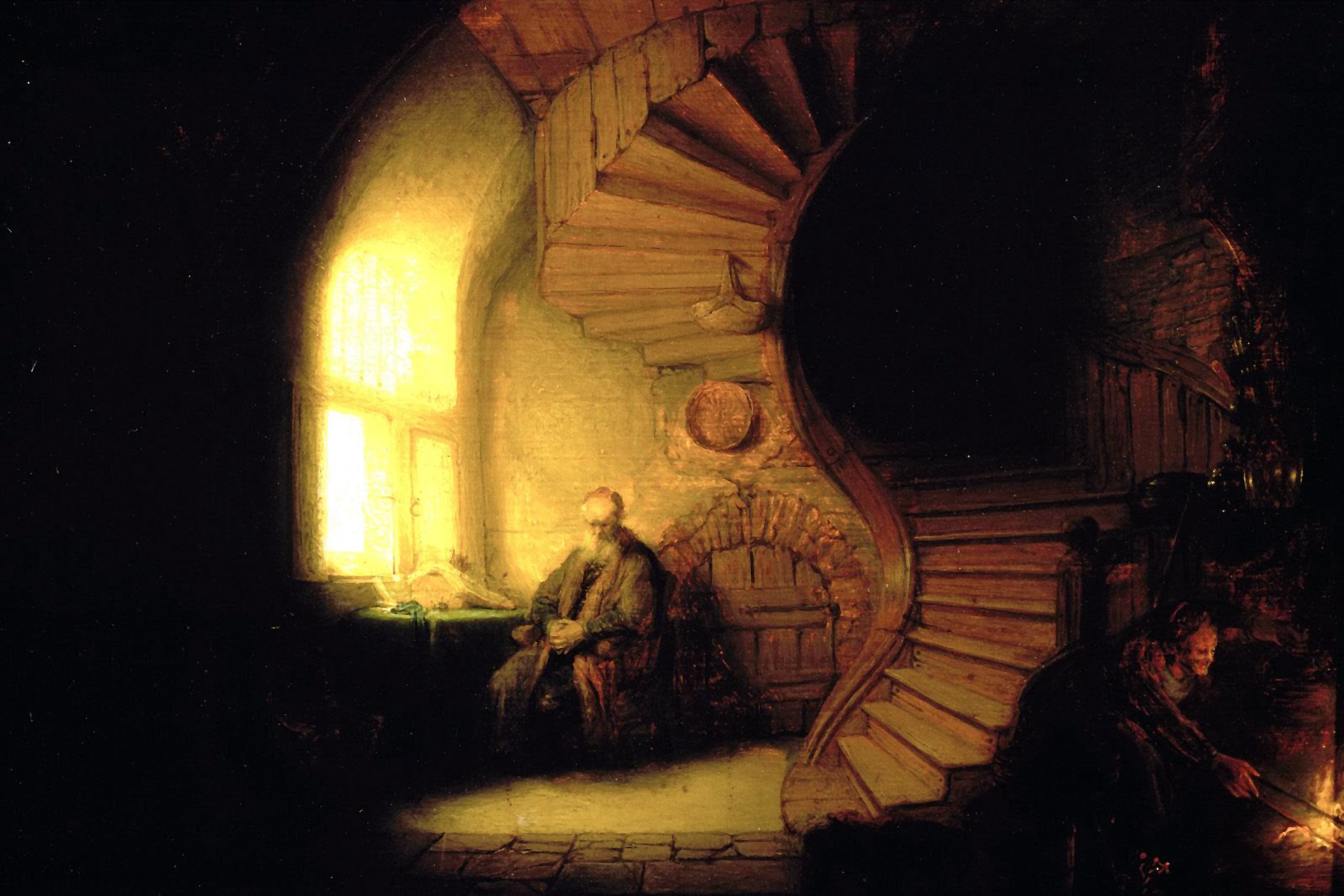 Filósofo-meditando-de-Rembrandt